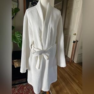 White Waffle Parachute Robe XL